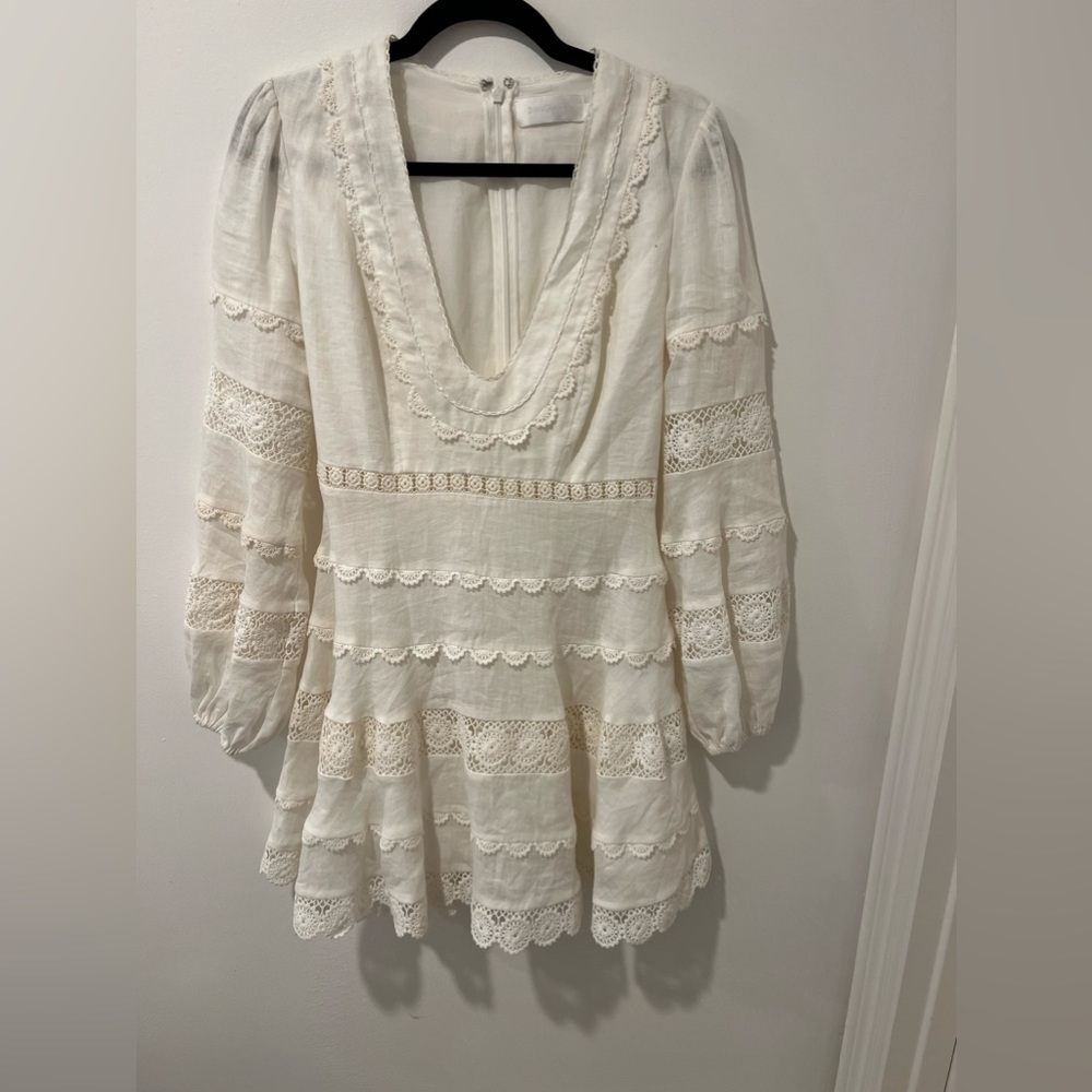 Zimmerman white dress. Size 1